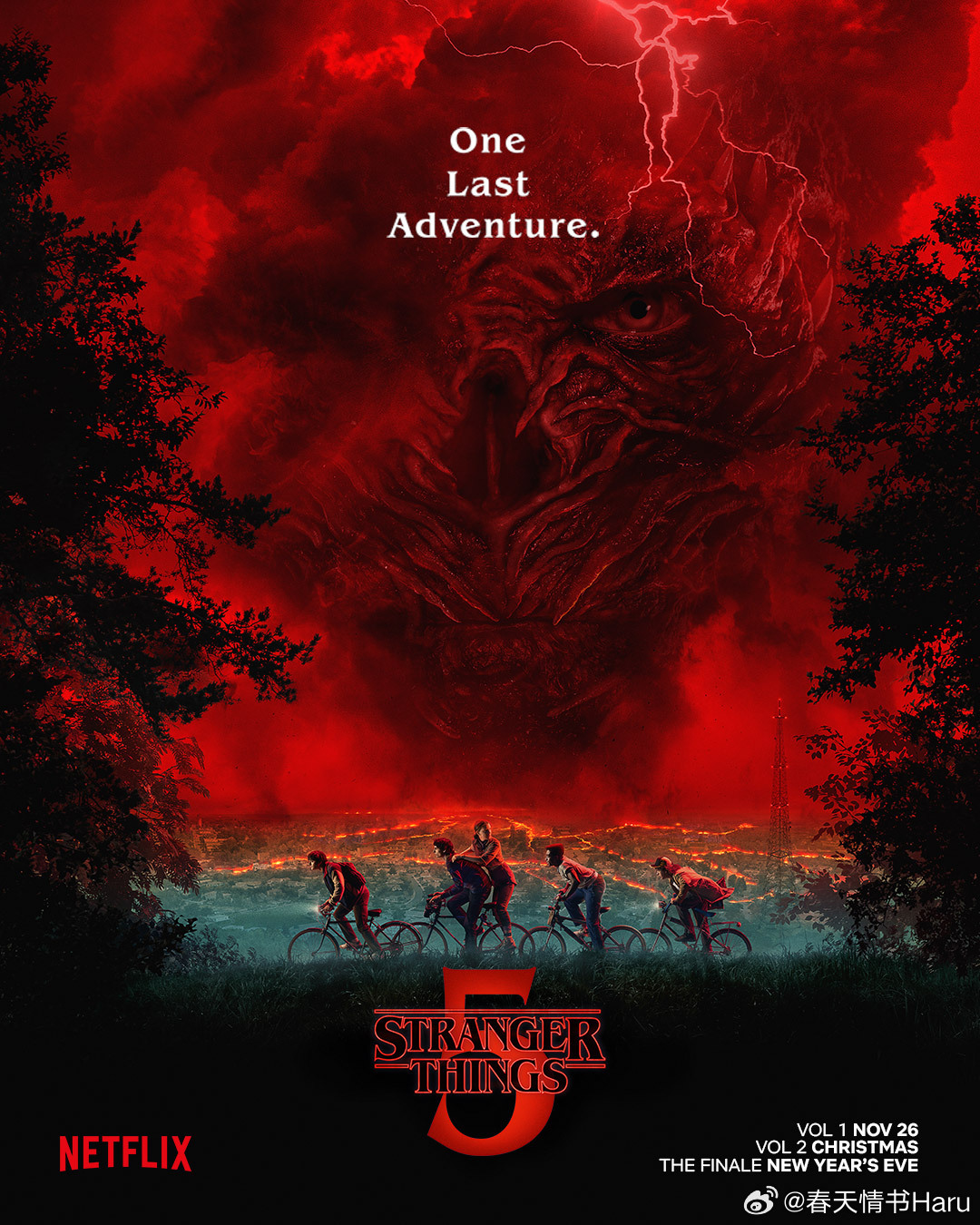 Netflix将有可能在影院上映《怪奇物语》第五季的大结局。预计上映时间是12月