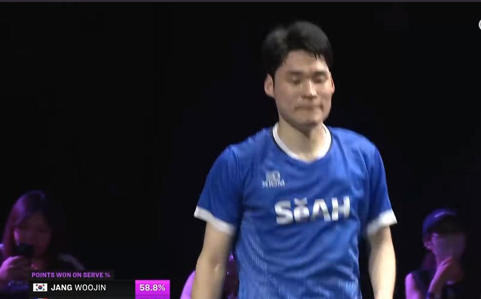 多哈冠军赛 张禹珍3:2大勒布伦 晋级男单16强，大布一轮游啦！
13:11，1