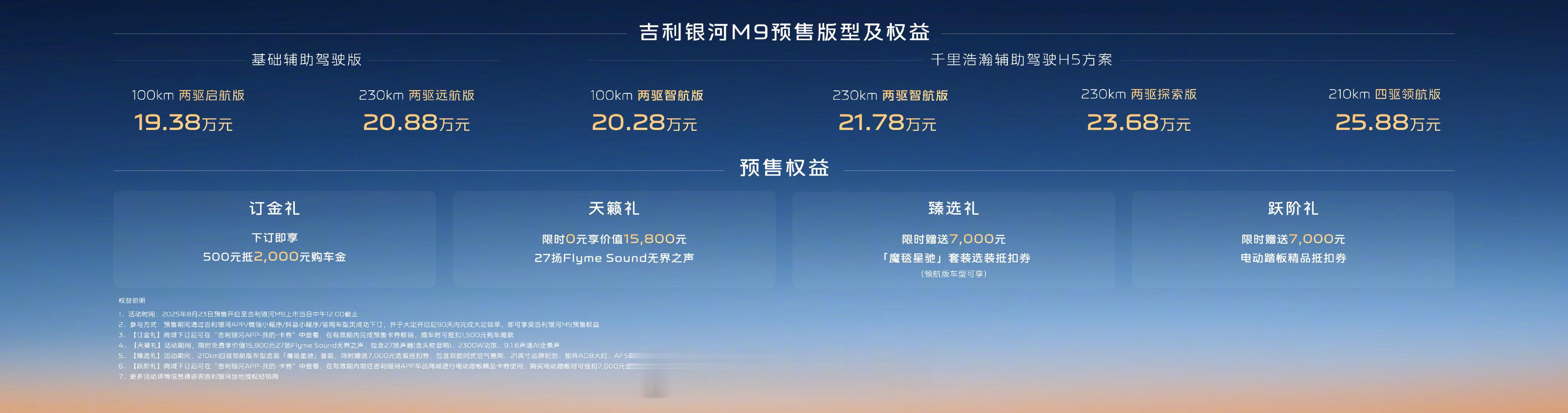 人民的M9来了 19.38—25.88万元，吉利版领克900，更实惠的价格几乎差