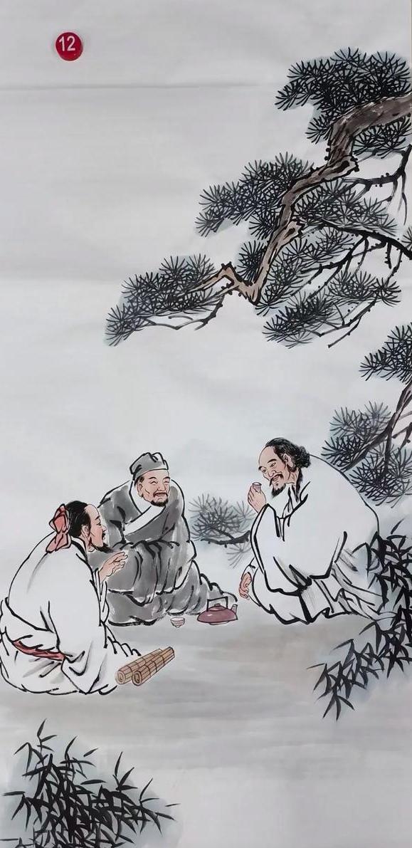 上联：洗耳恭听儒者讲
下联：[比心]

网络图片/诚谢侵删
