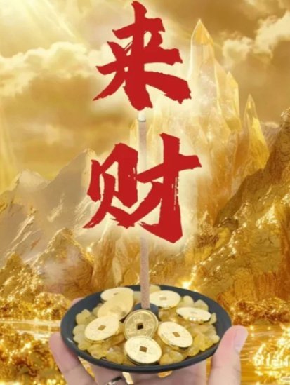 好运 来财 