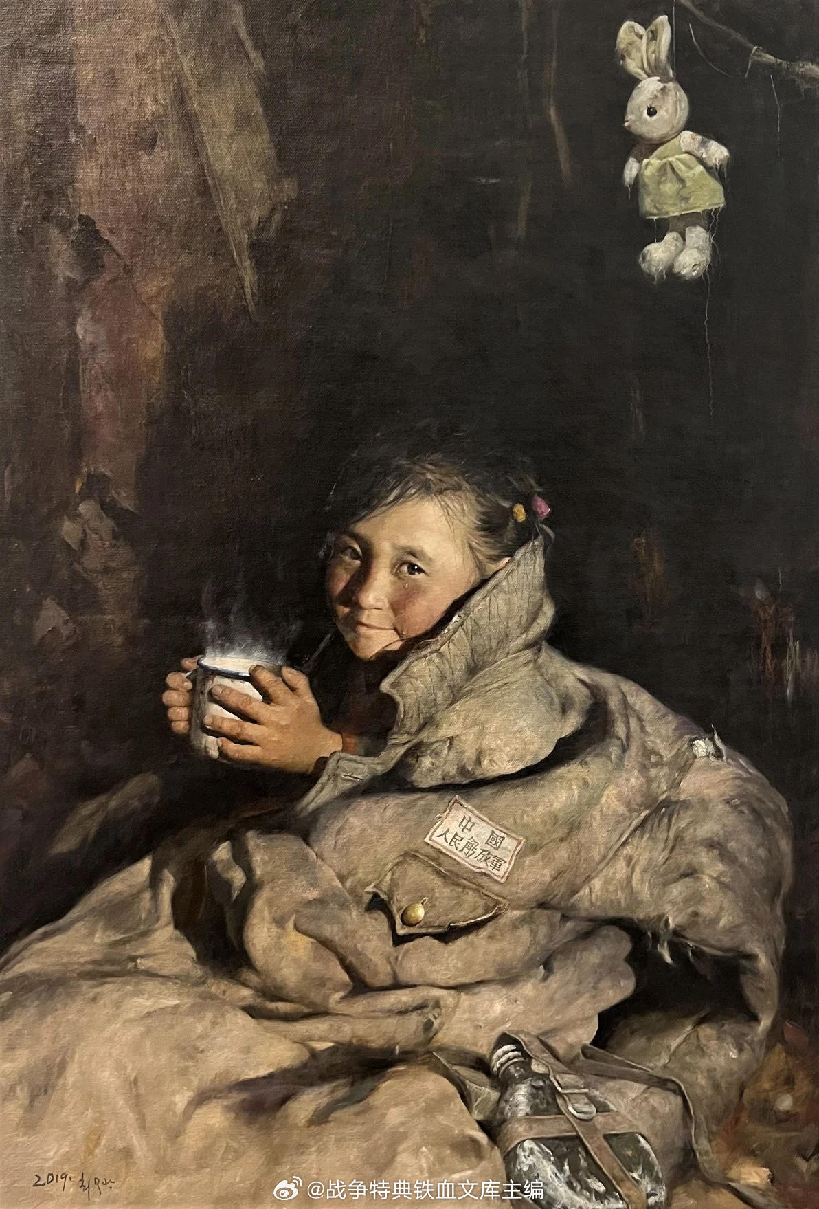 朝鲜画家崔武光的《天使》描绘不同人群风貌的人物画是本次展览的一大亮点。无论是主题