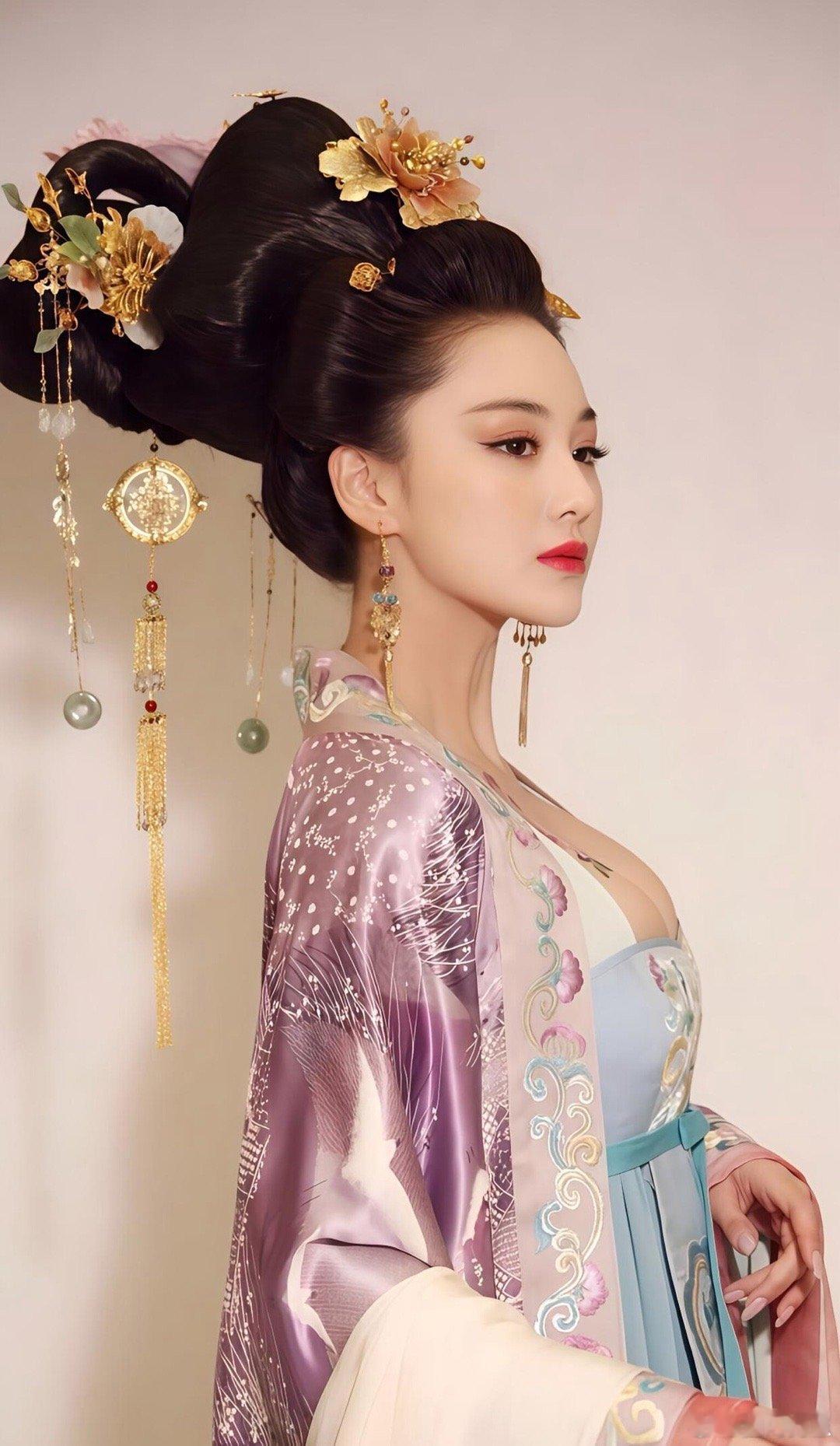 张馨予这身古装写真太绝，古典美人的韵味直接拉满。 ​​​
