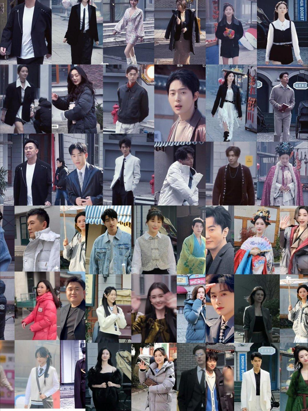 演员请就位3录制50位艺人路透，好多人啊.jpg导师：章子怡、陈凯歌、于佩尔、吴