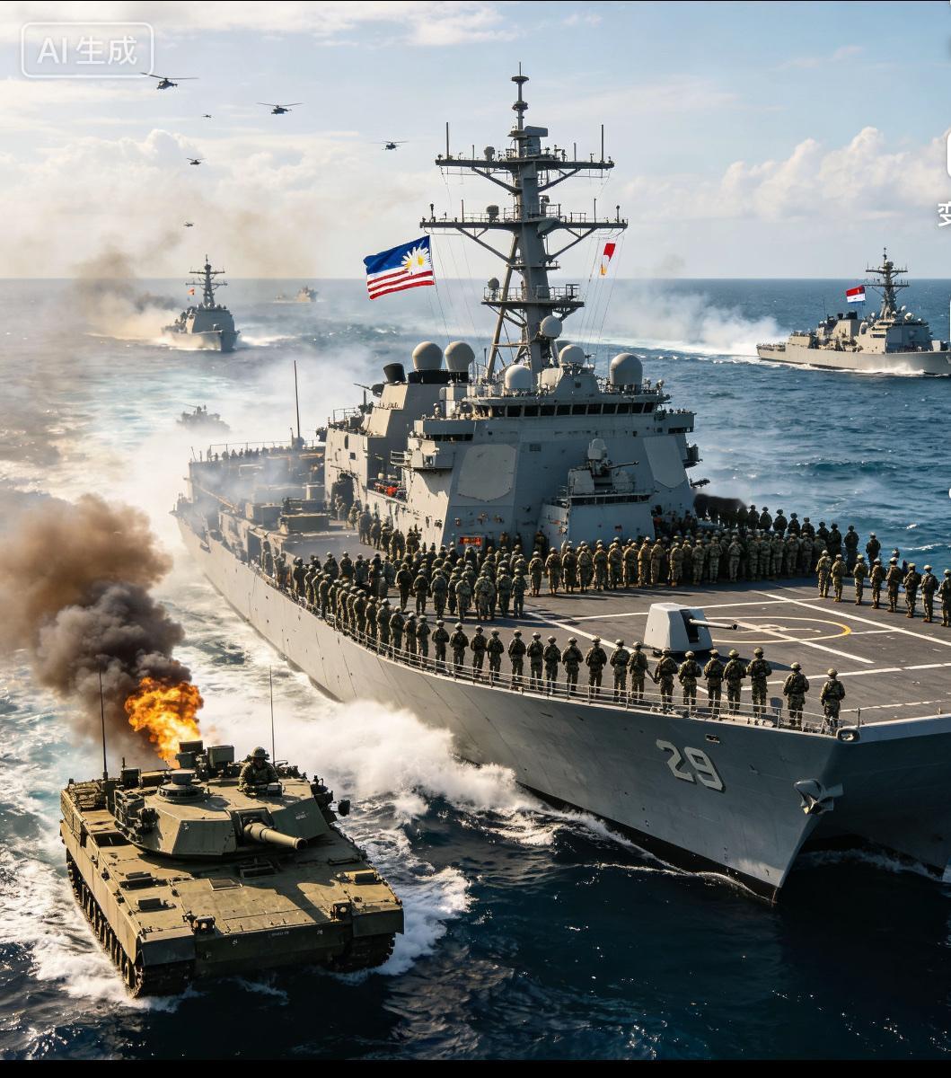 今天4月20日起，美、菲、日、澳等7国组织1.7万人，要搞史上最大“肩并肩”军演