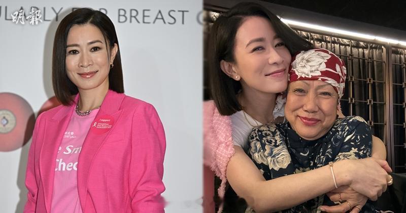 明报：佘诗曼指妈妈接受适当治疗 心态正面 乐观勇敢：是好榜样佘诗曼（阿佘）为香港