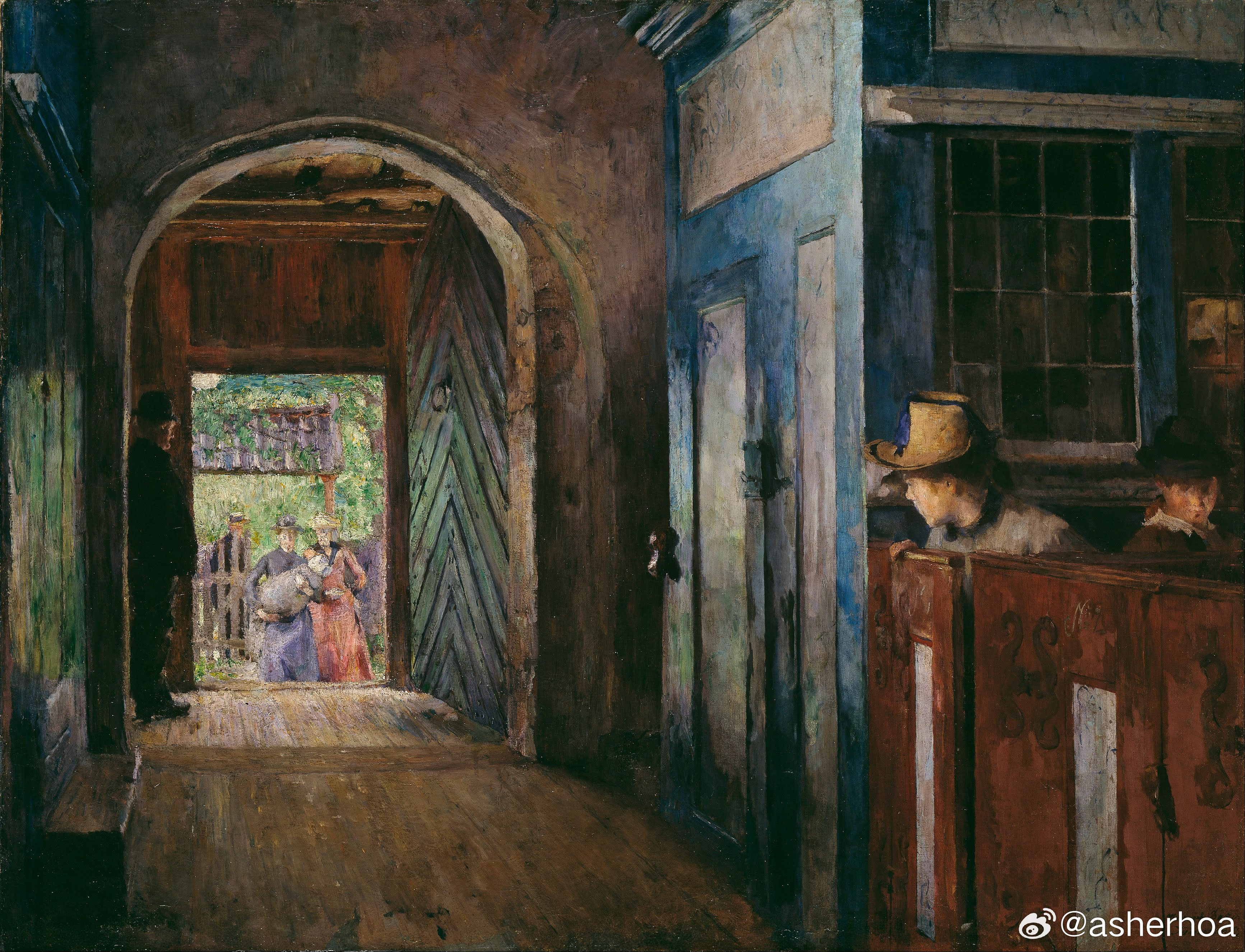 博物馆发光计划 历史知识 挪威女画家哈里特·巴克（Harriet Backer，