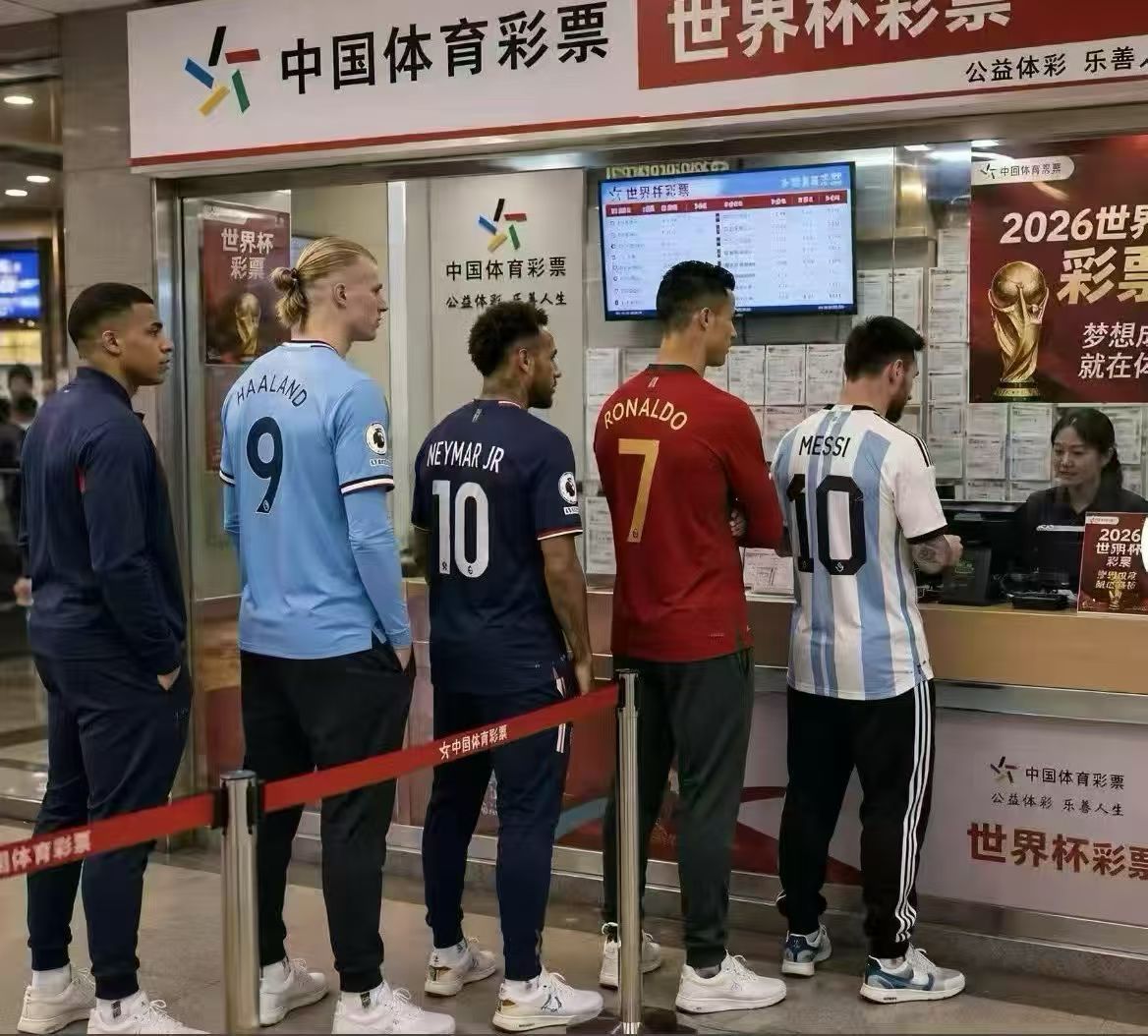 紧跟前面大哥的步伐，大哥买啥我买啥老外也疑惑中国为什么不参加世界杯围观世界杯