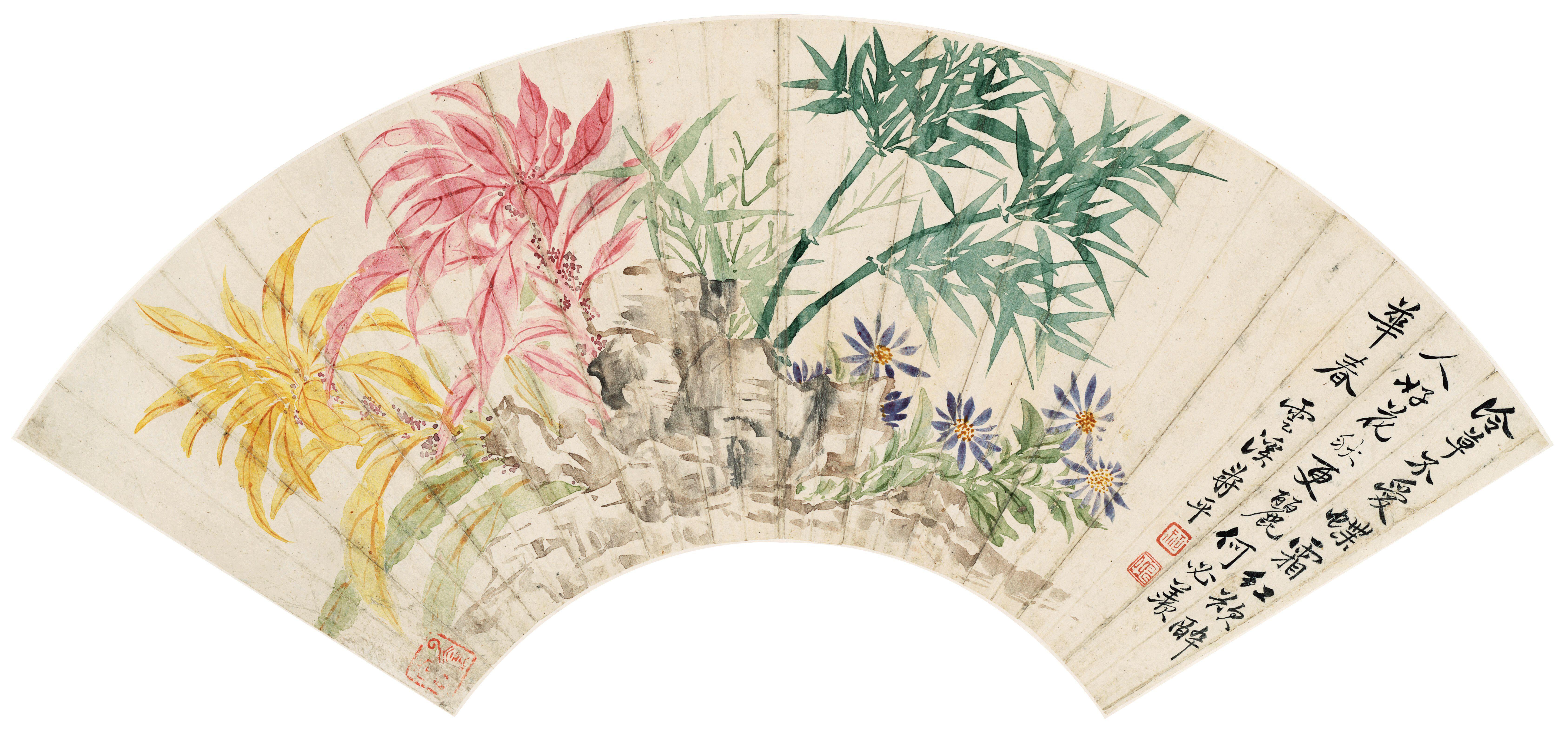 【一扇清风，一夏清凉🪭】“开合清风纸半张，随即舒卷岂寻常。花前月下团圆坐，一道