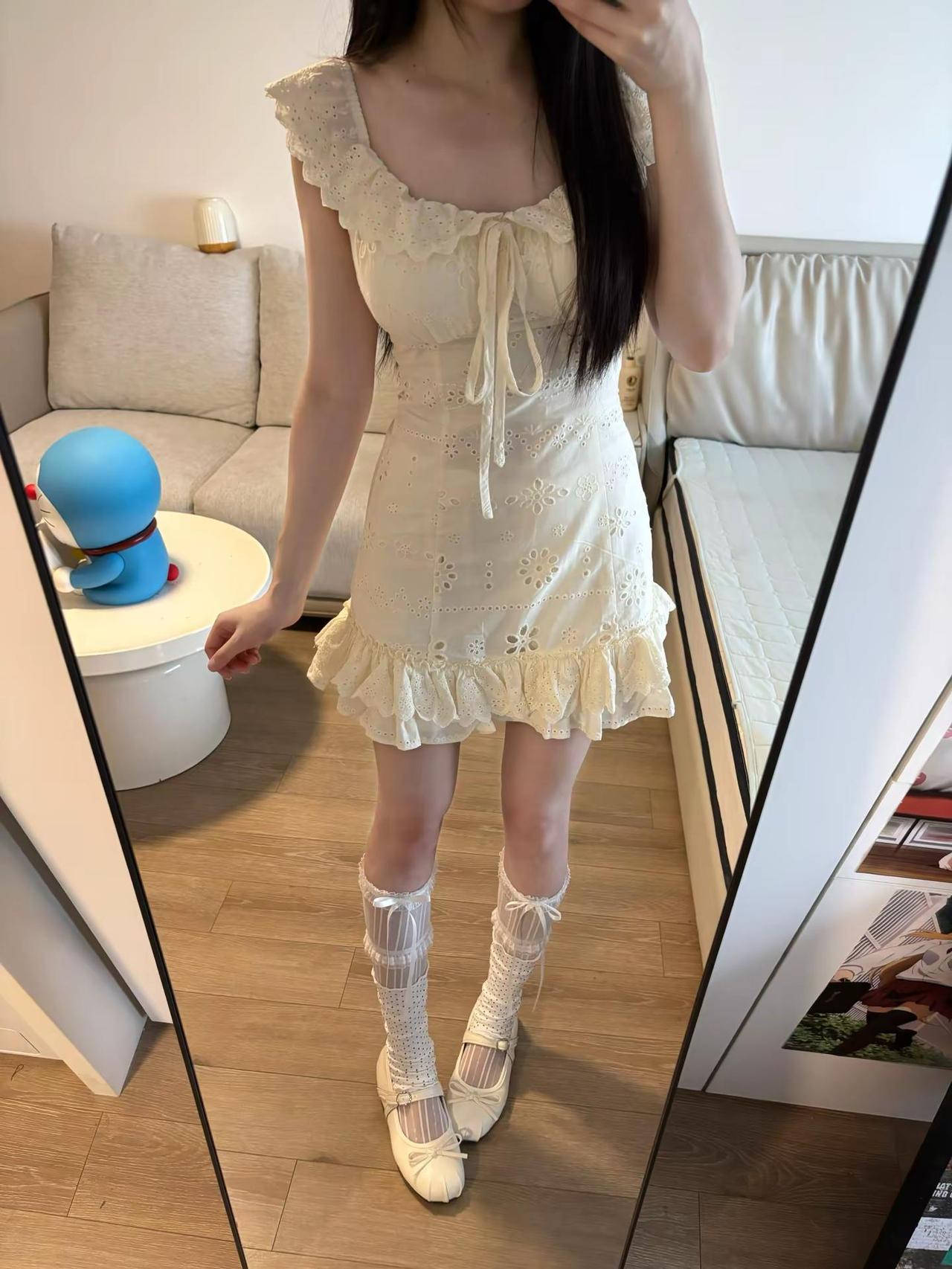 这个夏天就这么穿少女感夏日ootd 古早味 夏季穿搭 初恋裙