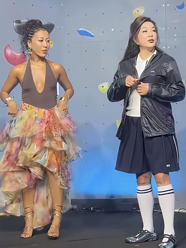 看到这“奇葩”组合，恕我忍不住笑出了声。
也不知是哪个节目组的导演，如此有“眼光