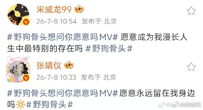 宋威龙张婧仪怎么光问不回答啊宋威龙张婧仪光问不回答 野狗骨头把女生黄体破裂拍出来