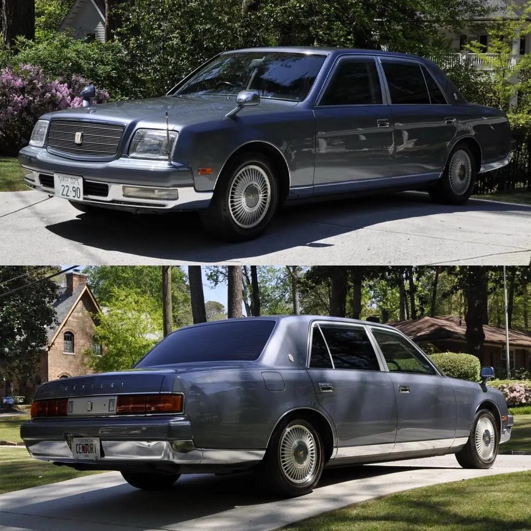 1997年丰田世纪。这台1997年的丰田世纪，如今表显里程约6.3万英里，折合约