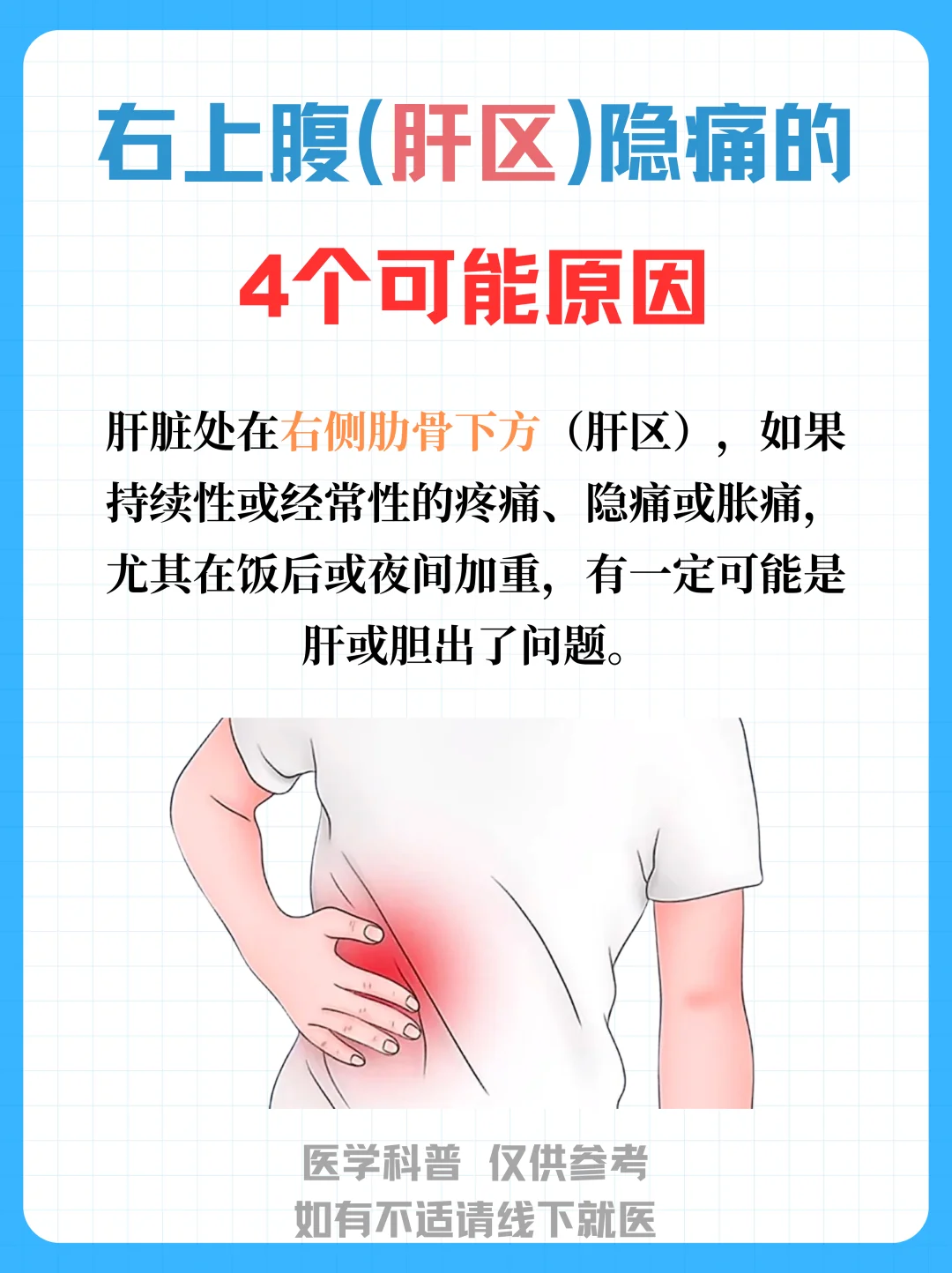 肝区疼别硬扛！当心拖成大病⚠️4个致命元凶藏不住！​​ 🔥一痛就吃止...