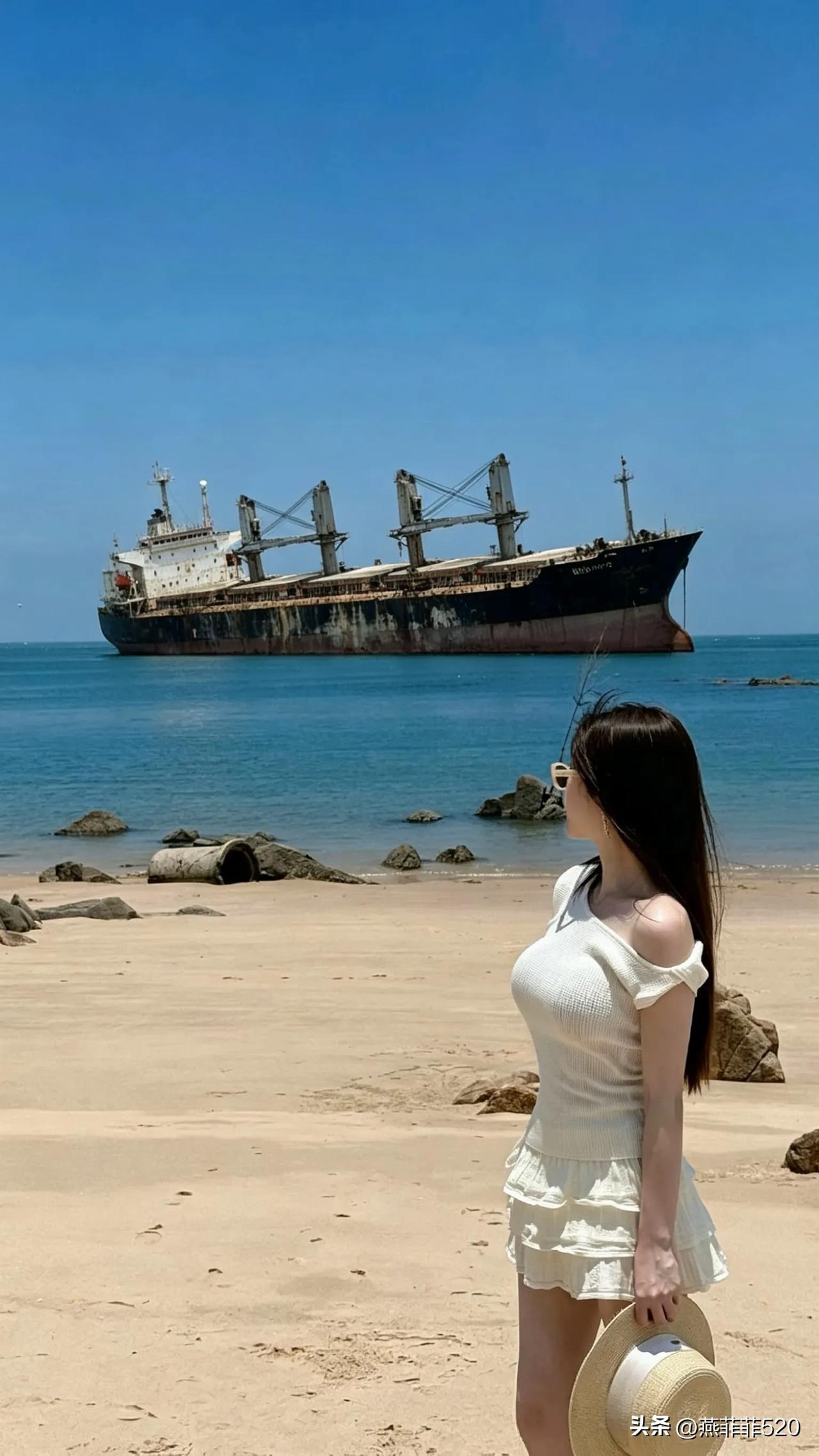 威海暴走第一天：沉船、海鲜、刘公岛，走起！ 🌊

早早起床，按计划出发
三个女