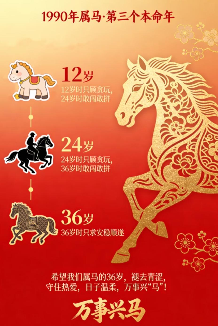 祖坟冒青烟啦！
属马人，2026年你要福气冲天啦！

属马的朋友，你这五年（20