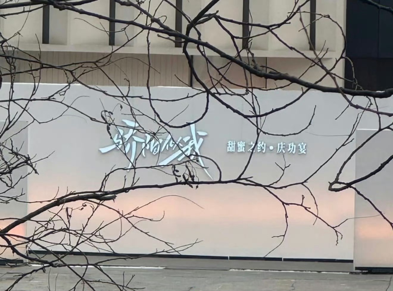 骄阳似我庆功宴巨幅海报1月18日，热播剧《骄阳似我》举办以“暖阳重逢”为主题的收