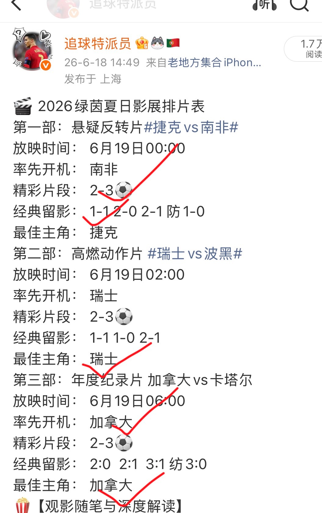 墨西哥VS韩国连下两城，数据的含金量不需要多解释。今晚深夜档的新片单已经在后厨连