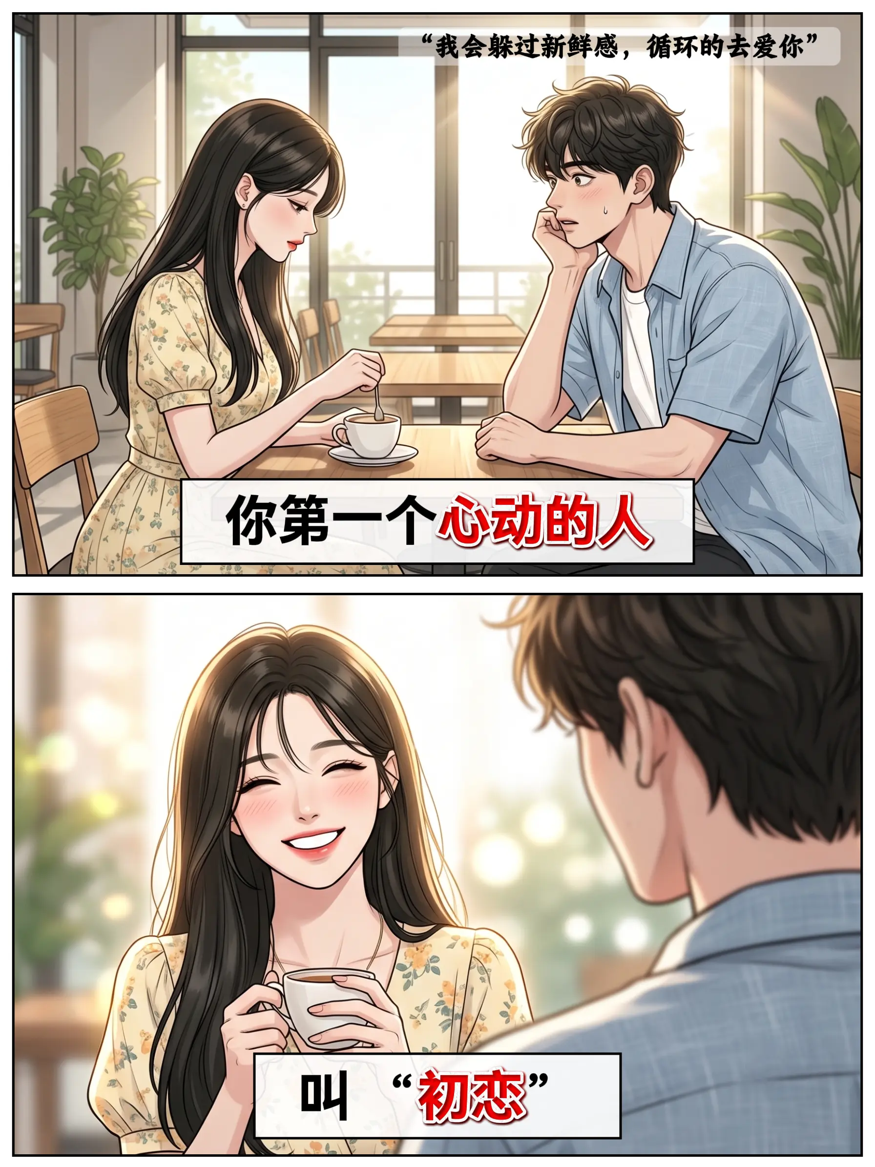 原来第一个心动的人，才叫初恋