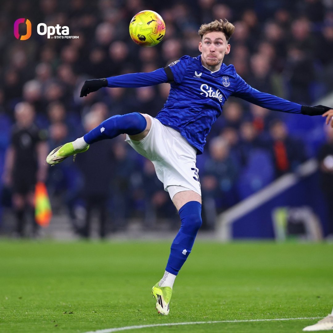 英超 埃弗顿中场加纳为何能首次入选英格兰队？他在本赛季英超联赛中铲断（89次）和