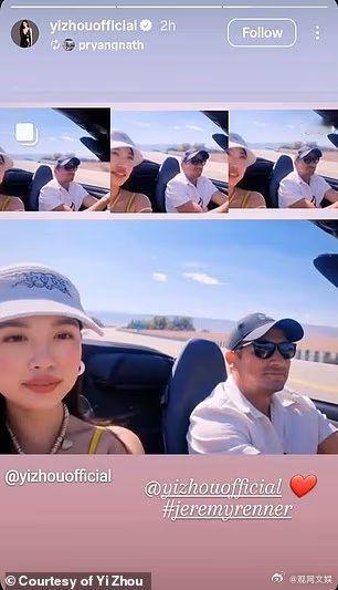 鹰眼被指控性骚扰【被中国导演周依指控性骚扰，“鹰眼”杰瑞米·雷纳回应】鹰眼回应被