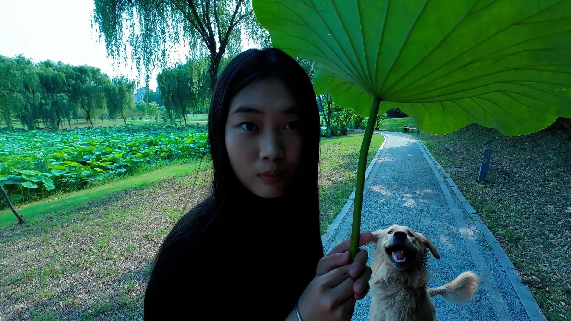 狗子：来！贴一下