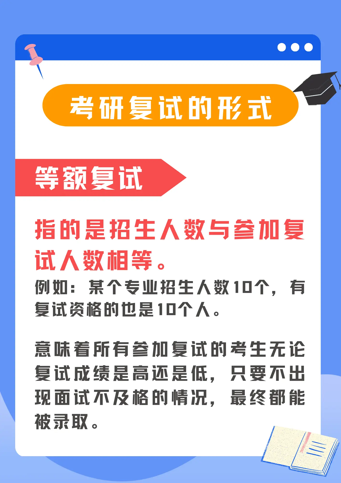 你了解考研复试的两种形式吗？。考研复试已经开始，等额复试和差额复试有什么区别？为什么大多数院校采用差额复试？