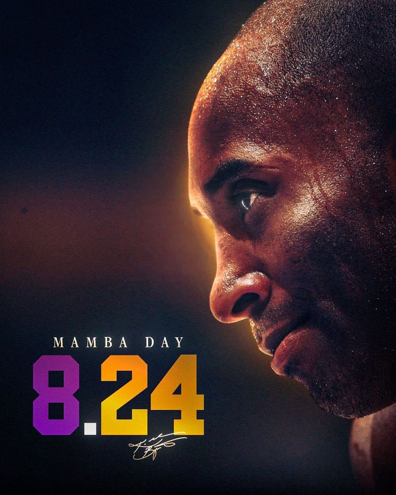 加索尔更新ins：Mamba Day 8.24 🐍🙌🏼❤️0824科比日k
