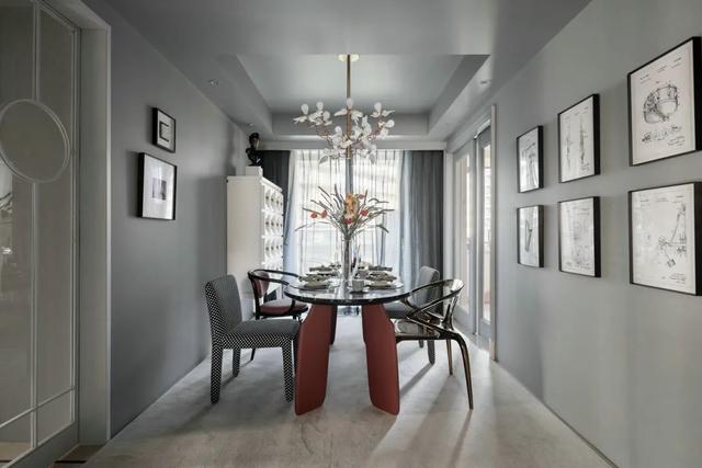 120㎡现代极简，低调灰色的空间，文艺时尚的软饰，设计很高级