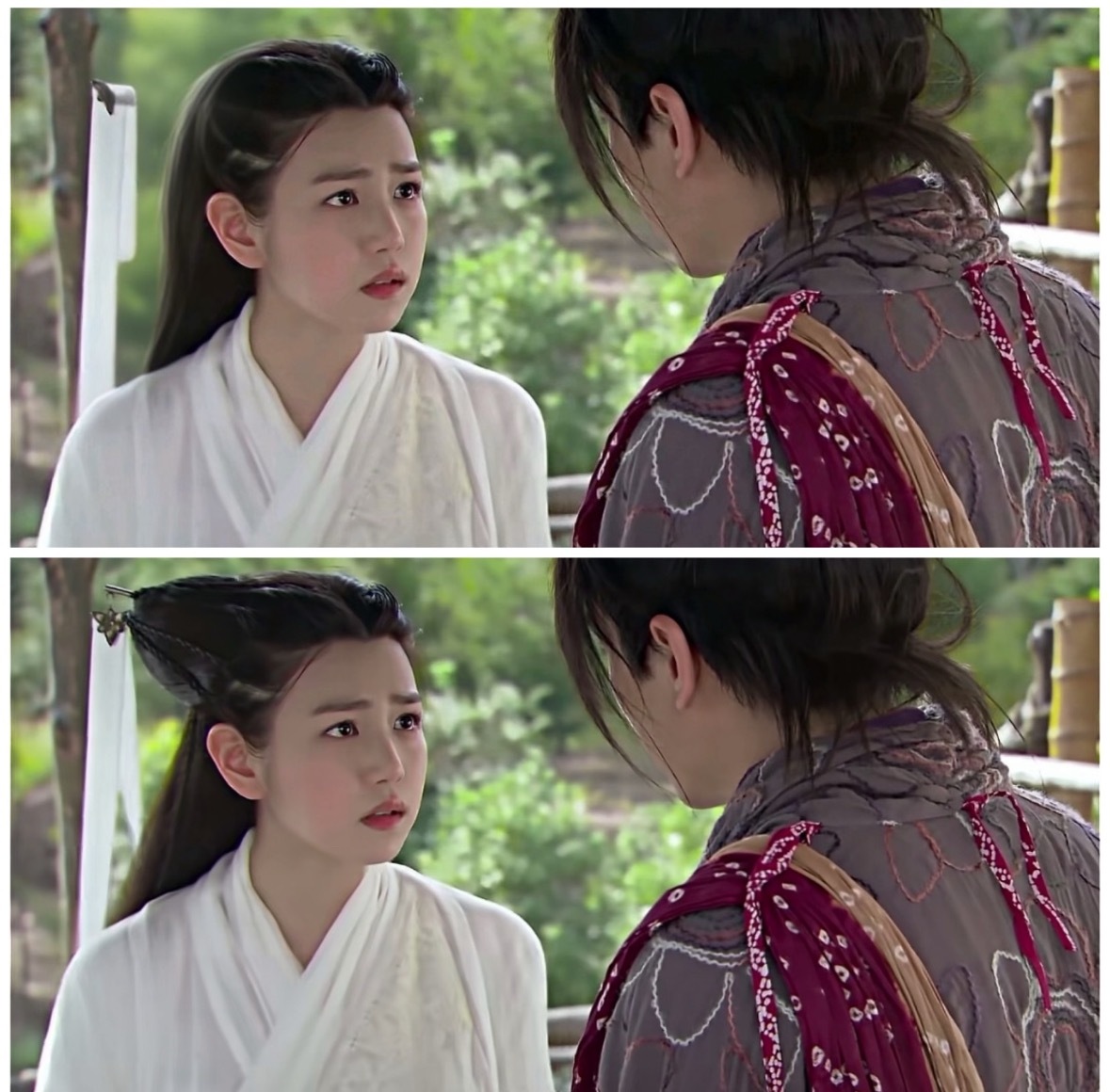 论造型的重要性把头上的包去掉好看多了。 