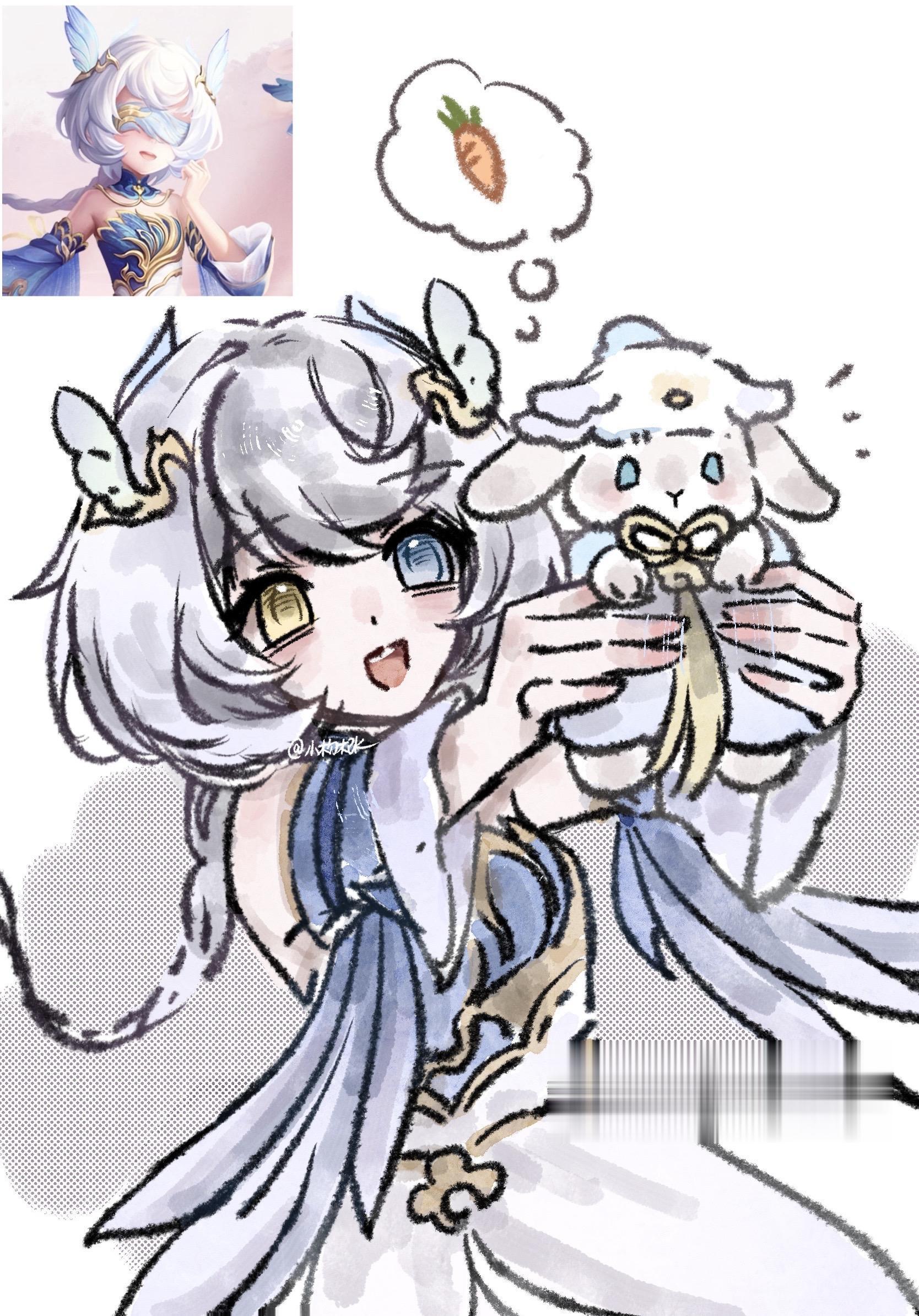 快看我的兔子！！（尝试一下新画风）
