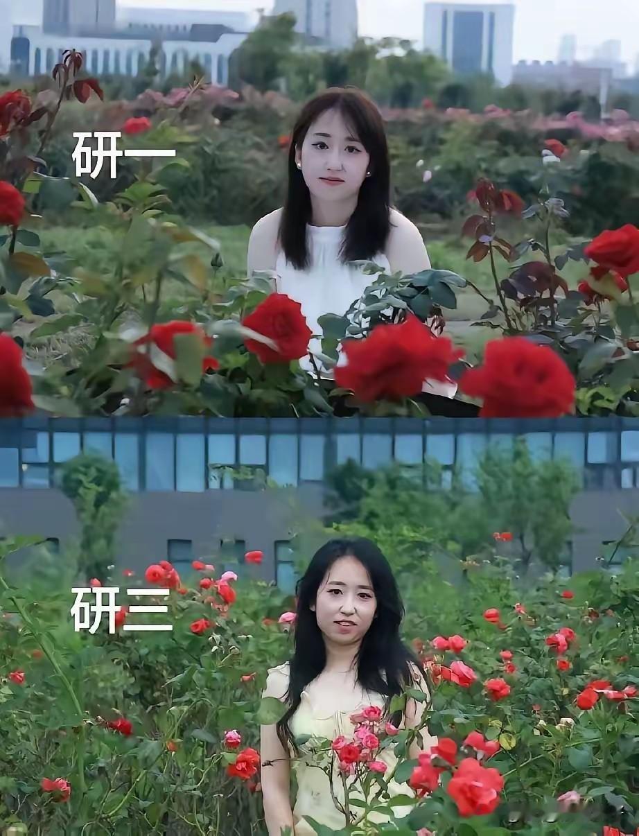 研一到研三，这是经历了什么，研一时候的青春靓丽，到了研三面容憔悴，读研究生不是应