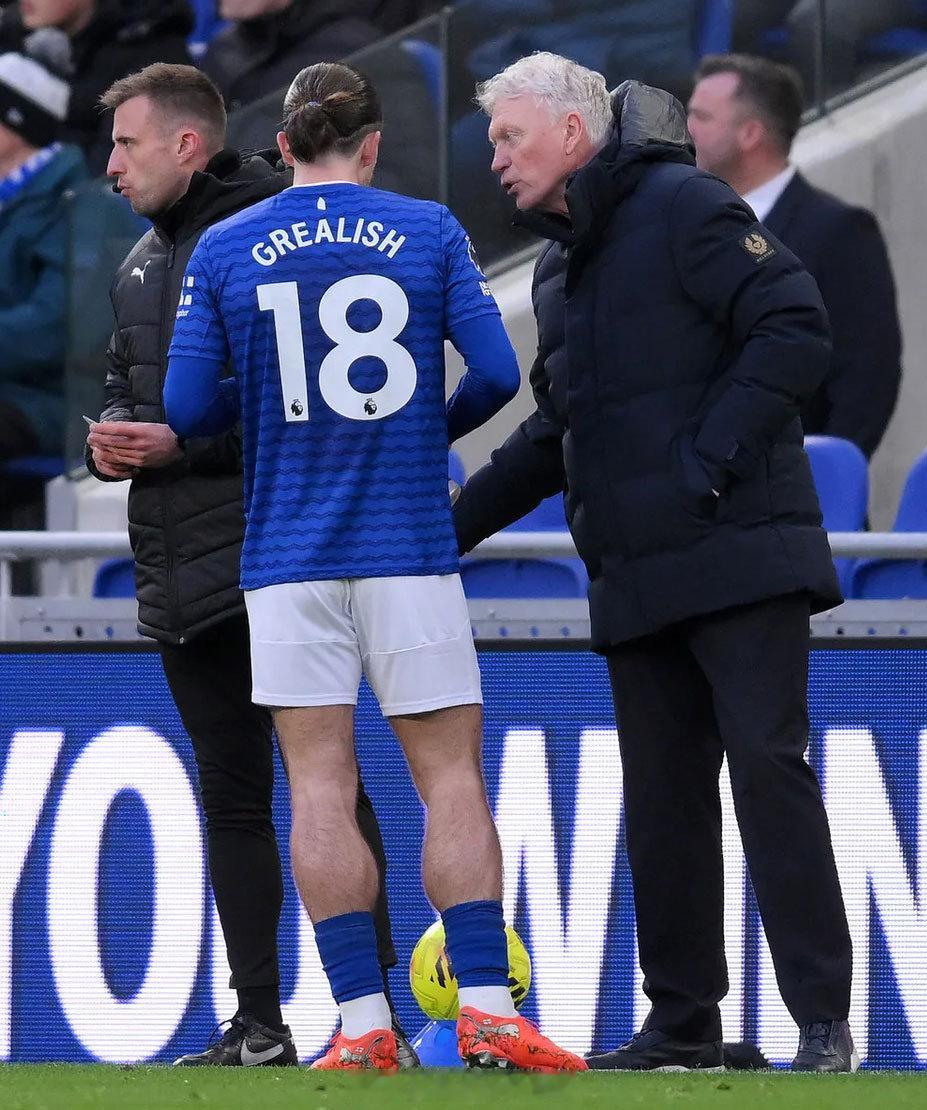 格拉利什赛季报销 布莱顿vs埃弗顿埃弗顿主帅大卫-莫耶斯：“我们相信杰克-格拉利