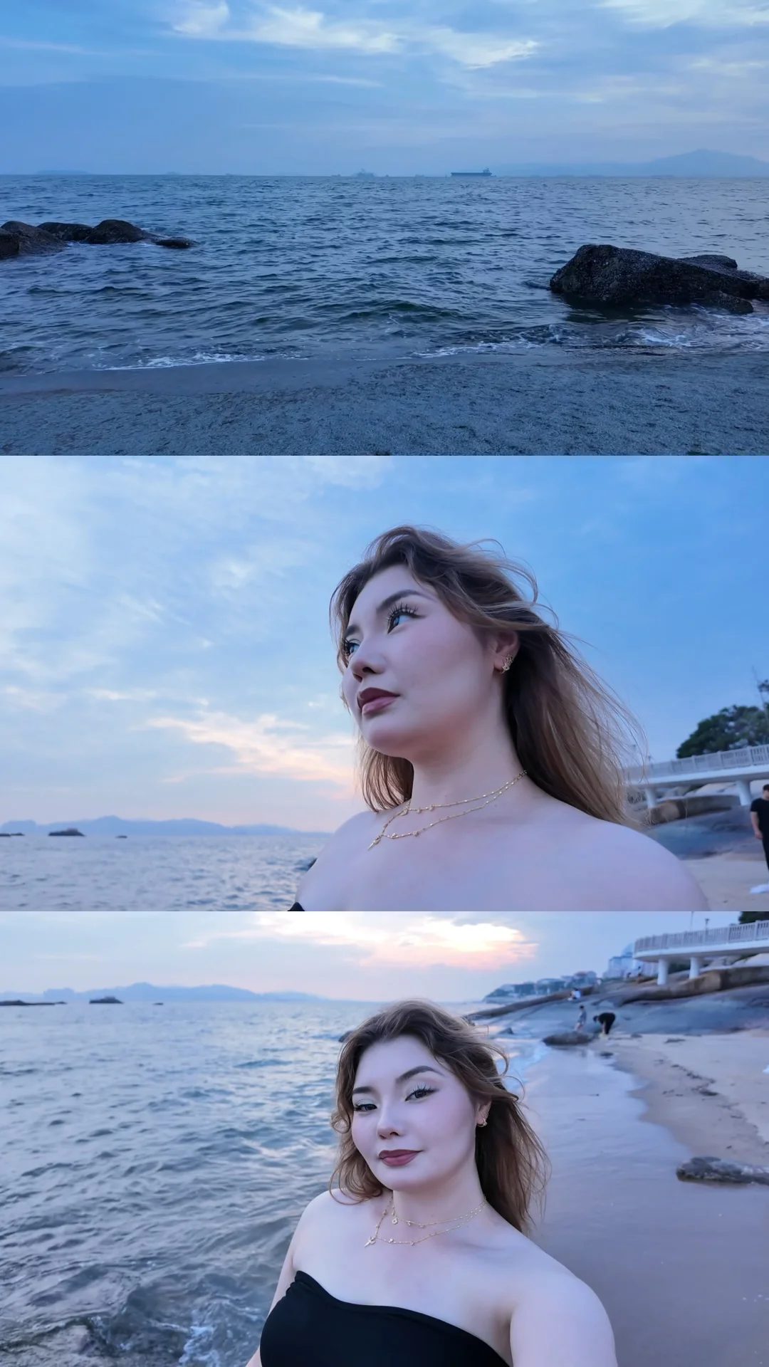 同步一下享受海风和自由