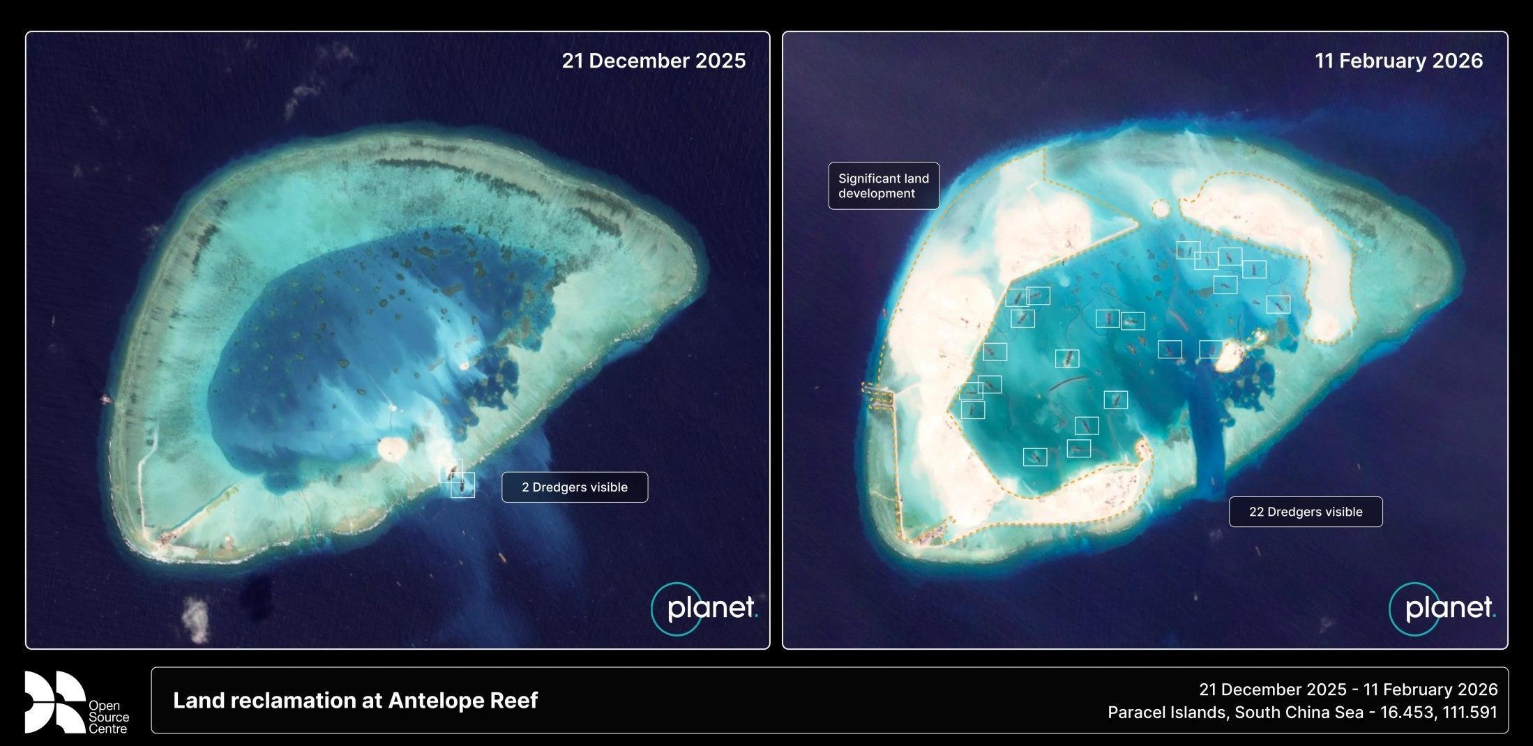 羚羊礁进度很快 