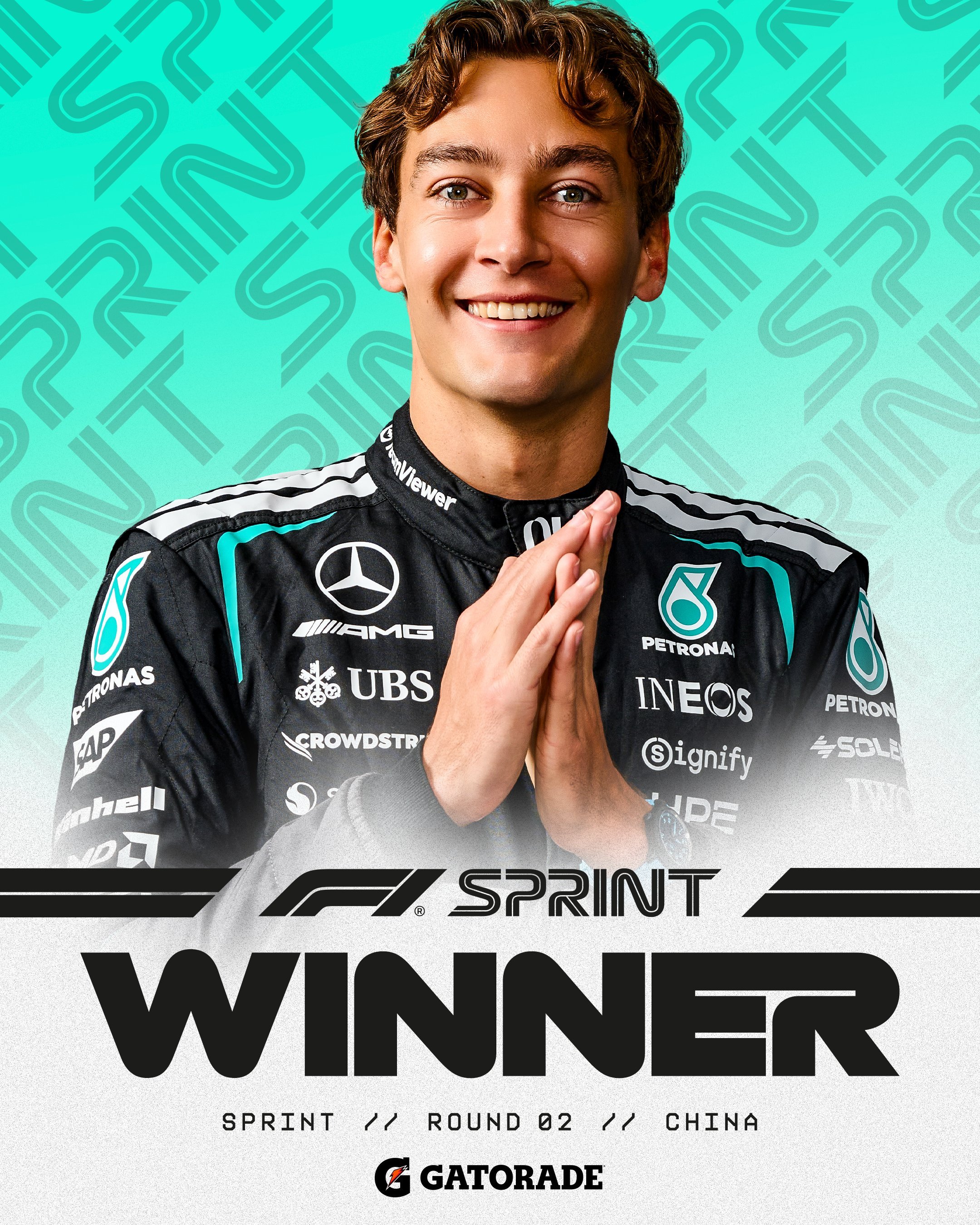 拉塞尔夺F1中国站冲刺赛冠军 2026赛季的第一个F1冲刺赛冠军还是拉塞尔，“赛