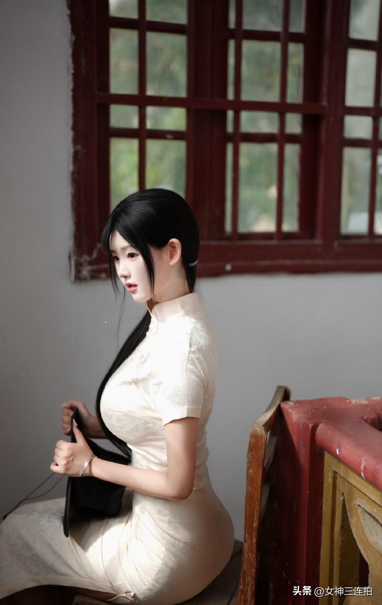 复古旗袍，优雅动人，时光静好