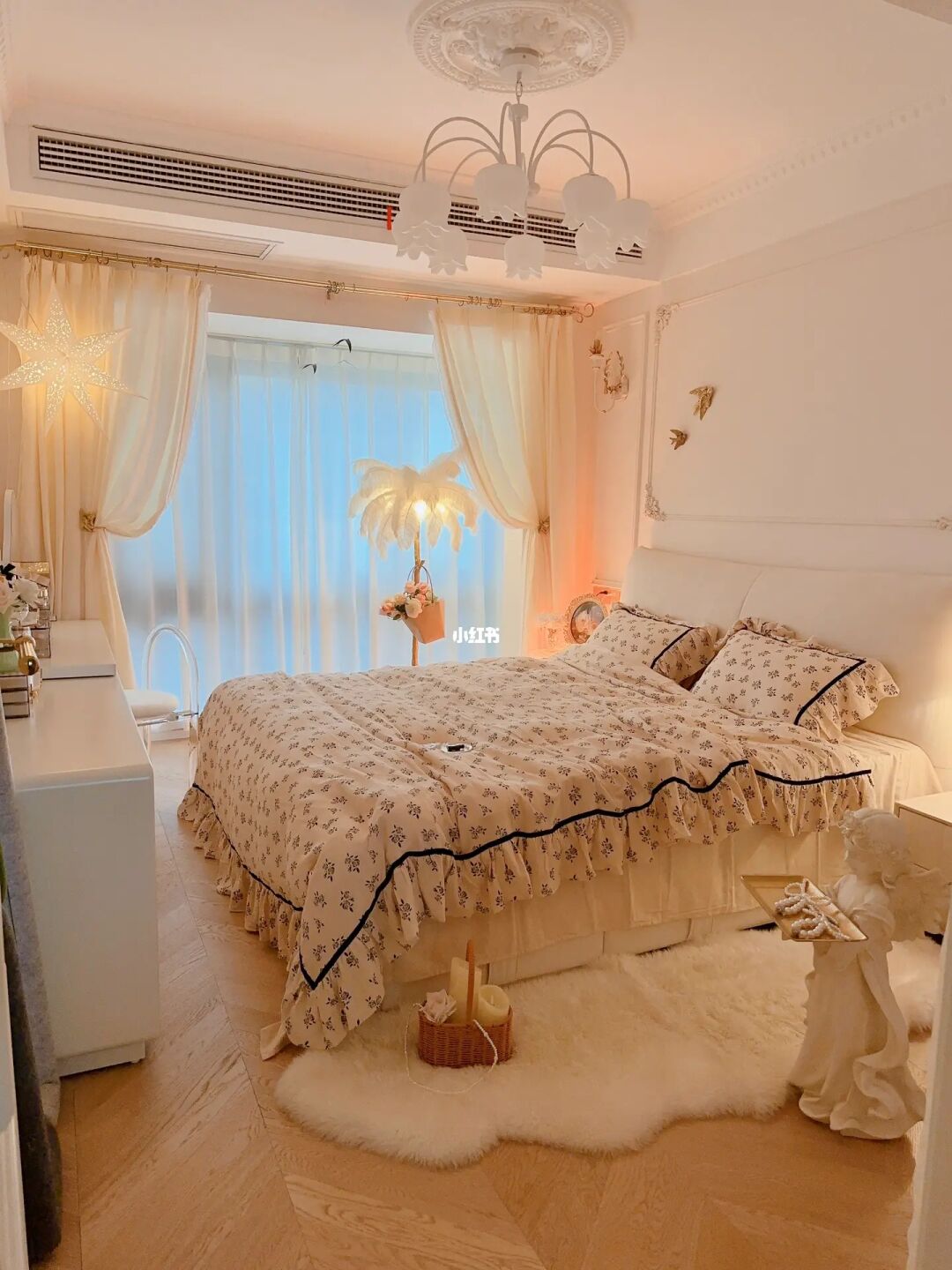 Roomtour｜我家的奶油风卧室，真的好温柔吖～