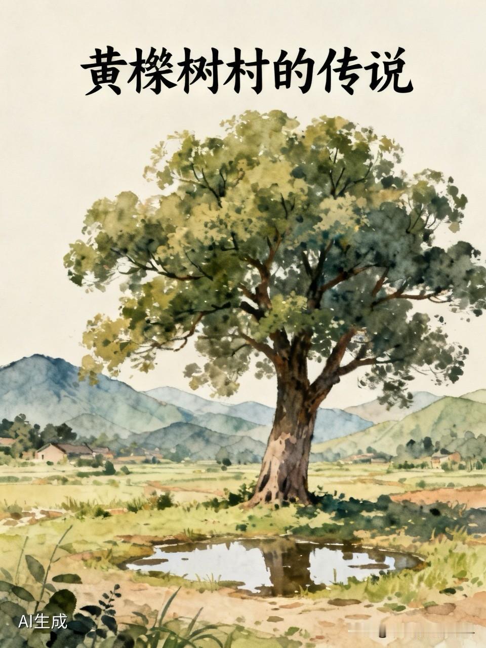 平顶山黄楝树村的传说。早年间，平顶山脚下有个小村子，住着几十户人家。村东头有棵两