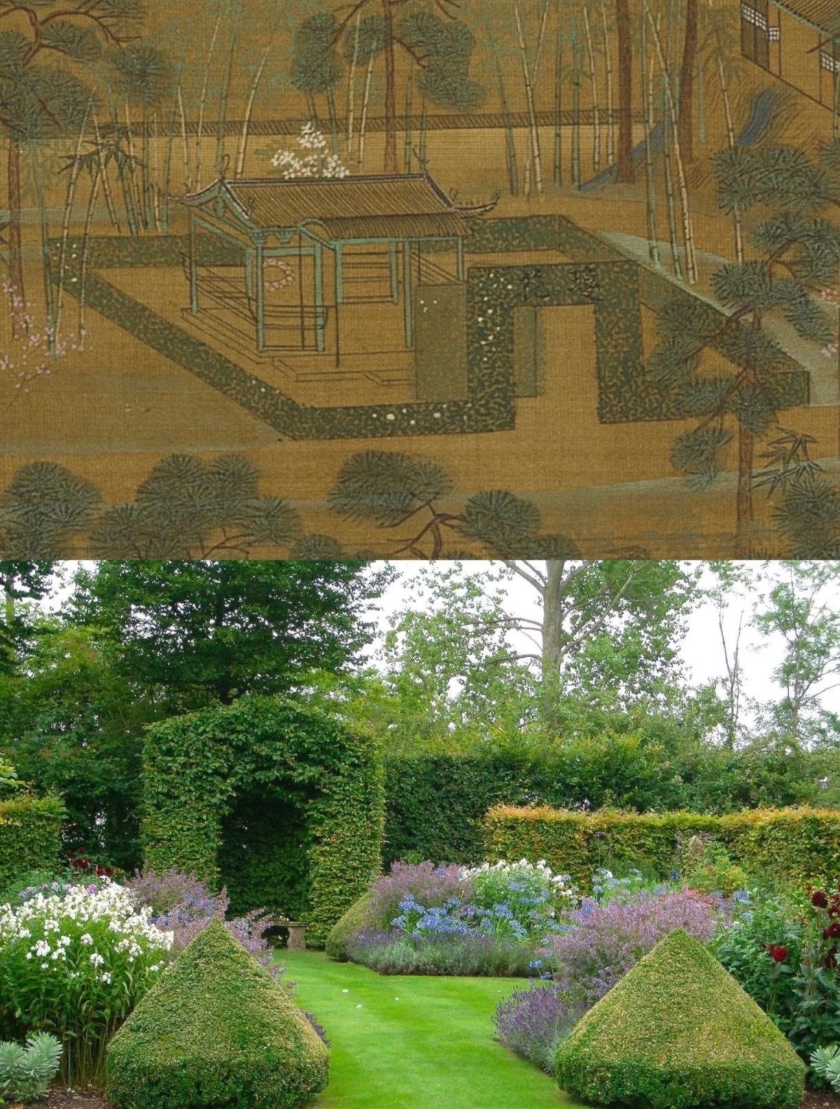 好巧的构思啊，只是咱们老祖宗都是合理搭配，以自然为美。