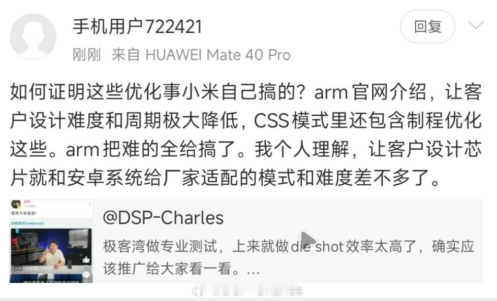 ARM就是厨具，厂商就是个厨子。厨子是来做菜的，菜是要上桌的。当然可以手搓菜品，