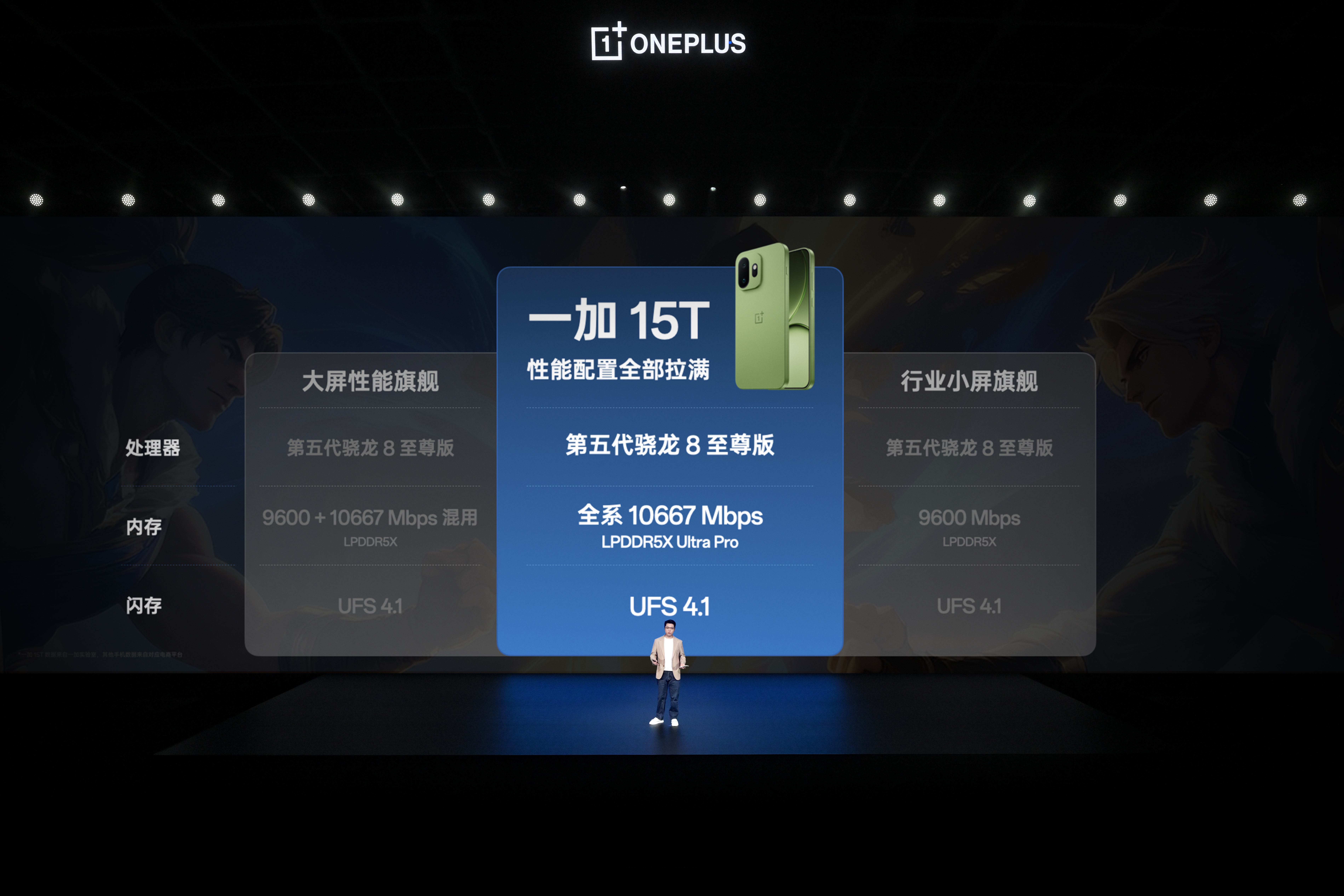 嗯，一加15T硬件规格依然是拉满的，散热、处理器、内存都给到了最高，目前最能打的