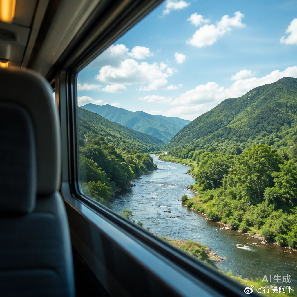 以前坐火车是“赶路”，现在坐旅游列车是“享受路”。🚂看到新闻说今年旅游列车开行