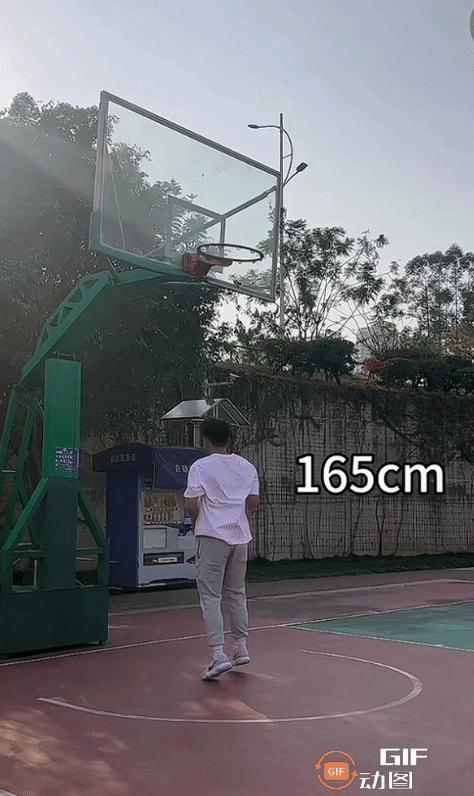 165飞人扣篮，炸裂扣篮不可思议！