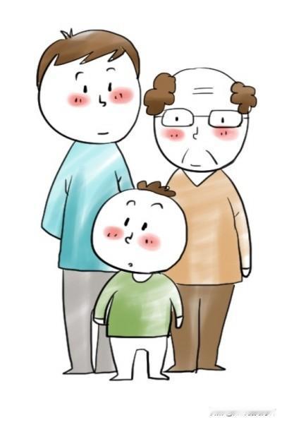 昨晚凉快，在楼下小花园闲坐，听见旁边一个六、七岁的小男孩问一个年轻人:爸爸，爷爷