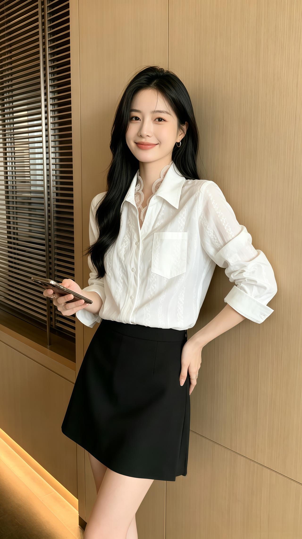 日常穿搭分享 今日份高智感look 秋季穿搭  日常女生穿搭 衬衣