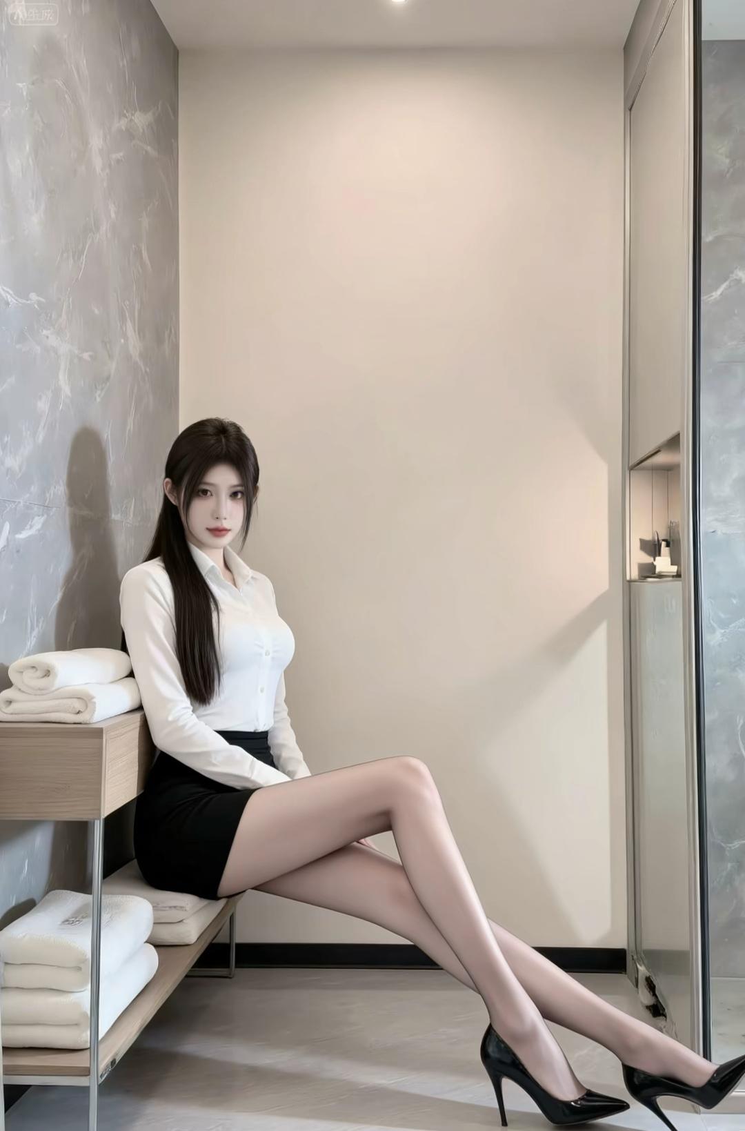 优雅气质，黑白经典，尽显职场风范