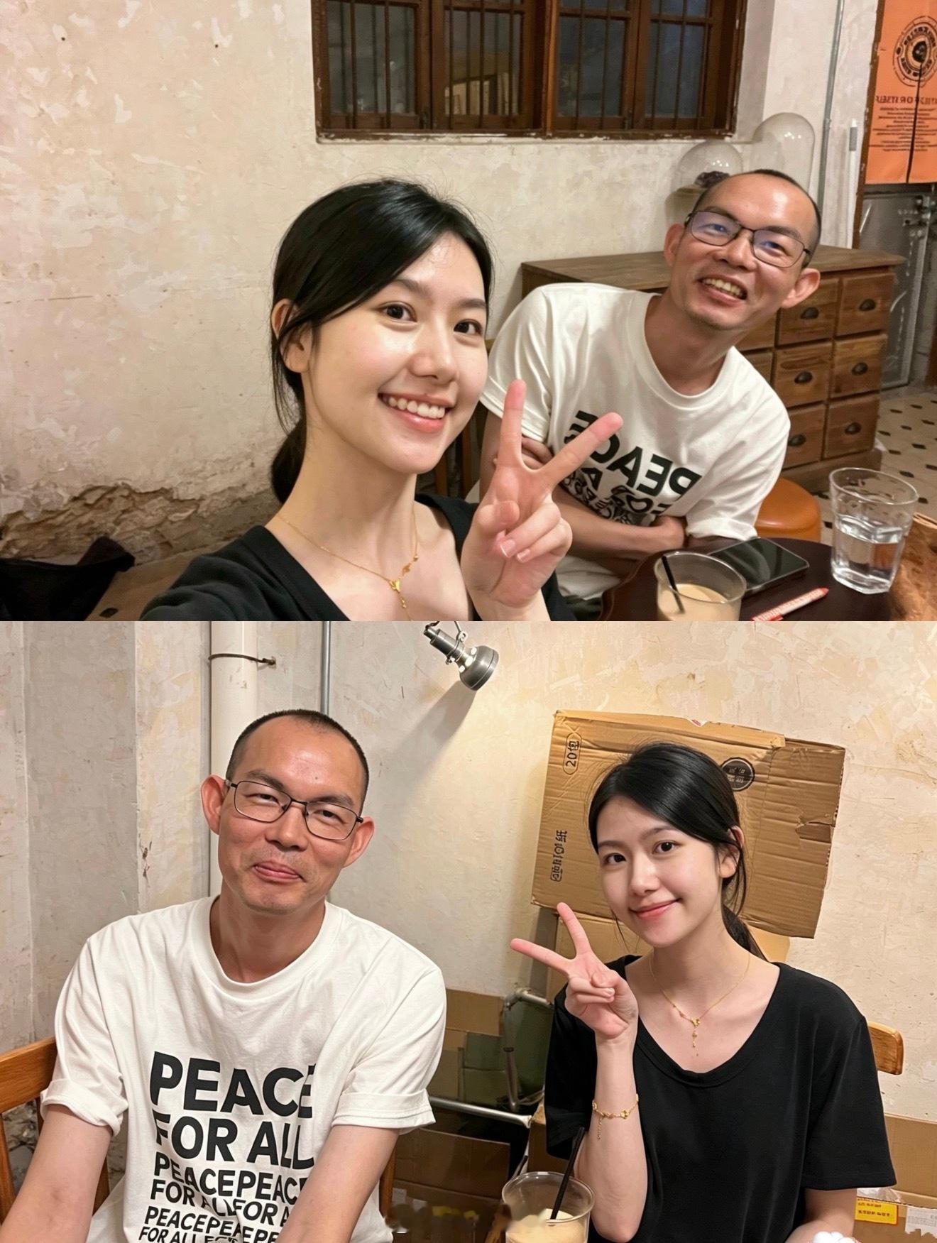 为了省经费，导演到底有多省钱？有网友分享之前试戏《给阿嬷的情书》时和导演的合影大