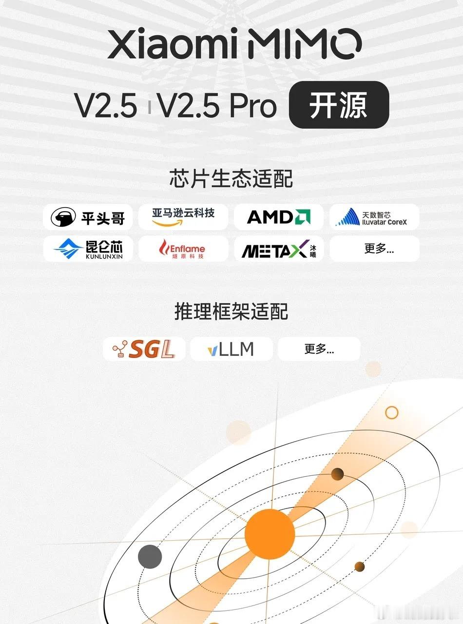 【 小米百万亿Token计划启动小米MiMoV2.5系列开源】官方今日宣布：Mi