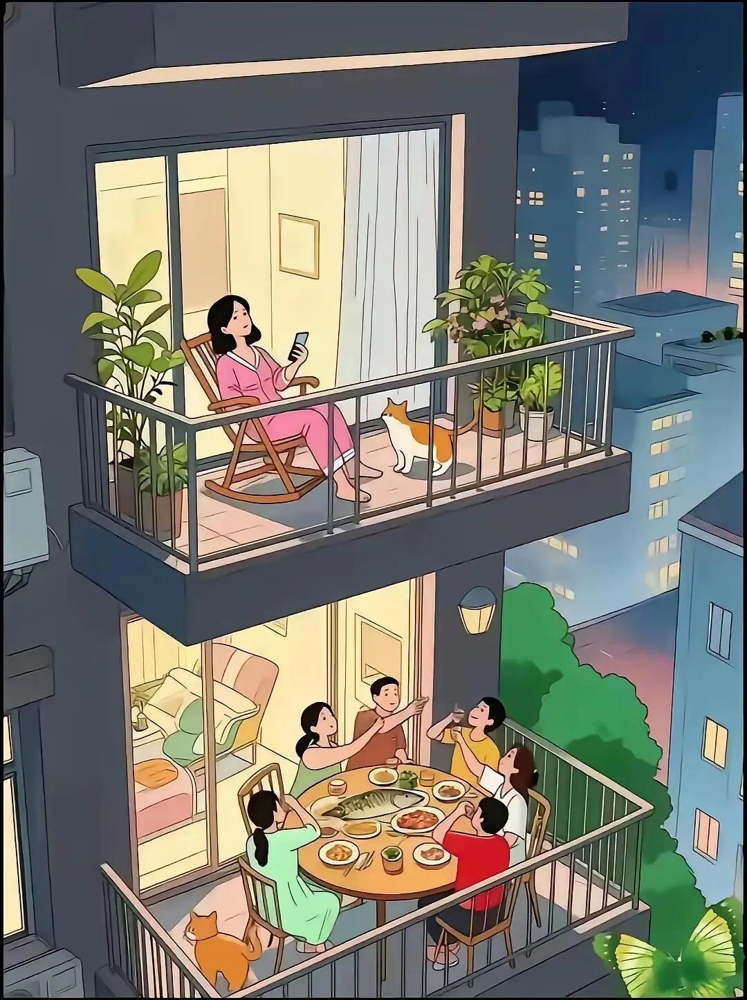 你喜欢楼上还是楼下的生活